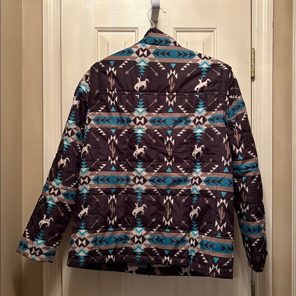 Women's Patterned Utility Jacket - Picture 3 of 6
